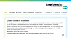 Desktop Screenshot of jan-pietruska.de