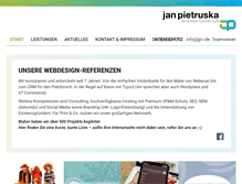 Tablet Screenshot of jan-pietruska.de